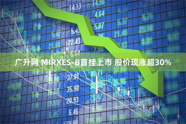 广升网 MIRXES-B首挂上市 股价现涨超30%