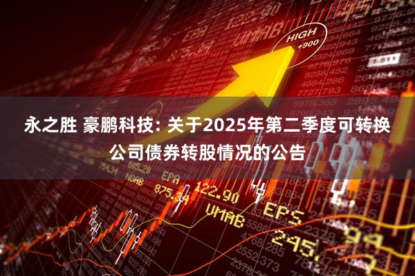永之胜 豪鹏科技: 关于2025年第二季度可转换公司债券转股情况的公告