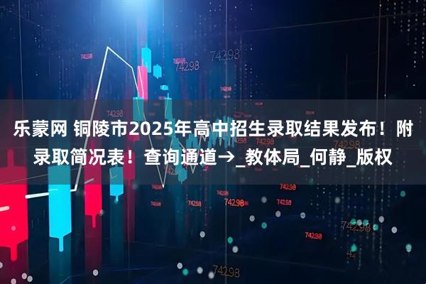 乐蒙网 铜陵市2025年高中招生录取结果发布！附录取简况表！查询通道→_教体局_何静_版权