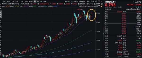 博远策略 ETF盘中资讯|铜业重磅！全球第二大铜矿，因事故停产！洛阳钼业登顶A股吸金榜，有色龙头ETF（159876）跳空大涨2.7%