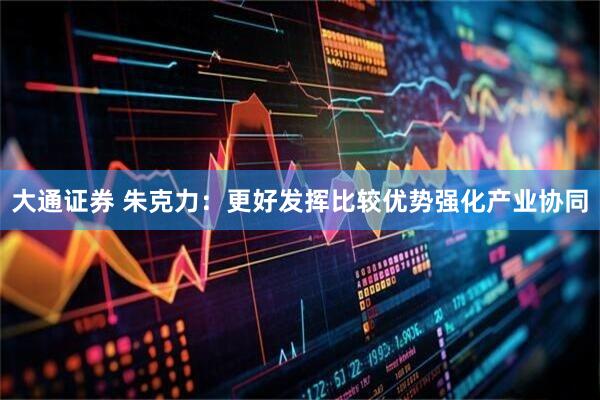 大通证券 朱克力:更好发挥比较优势强化产业协同